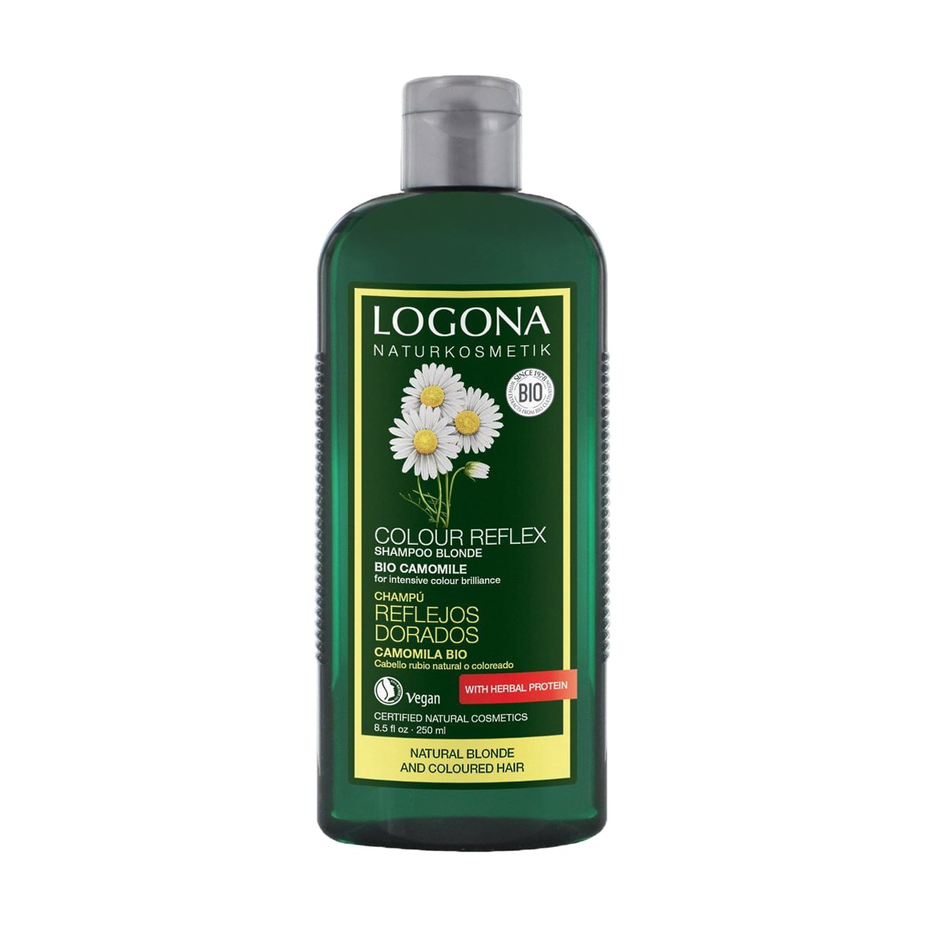 Уцінка! Шампунь Logona Hair Care Color Care Shampoo для фарбованого світлого волосся, 250 мл